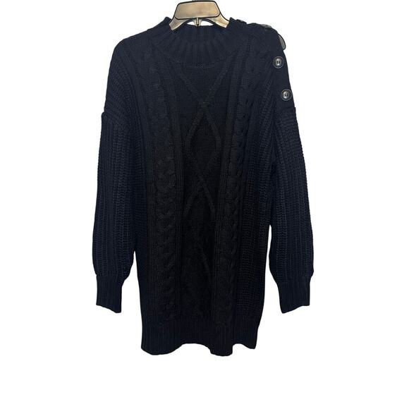 Dresses & Skirts - ANRABESS women’s long-sleeve pullover sweater dress in black. Size S